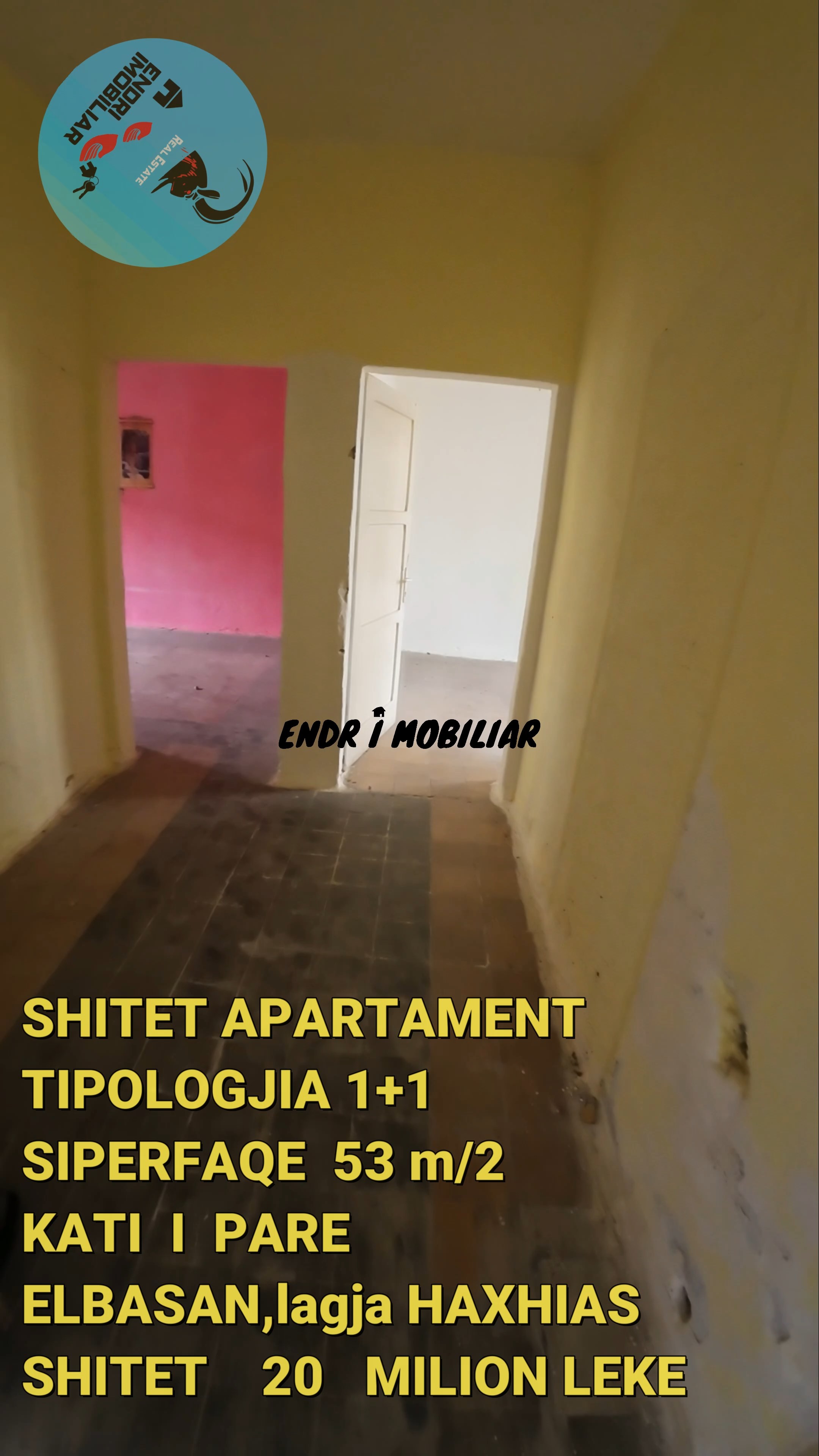 Shitet Apartament  1+1