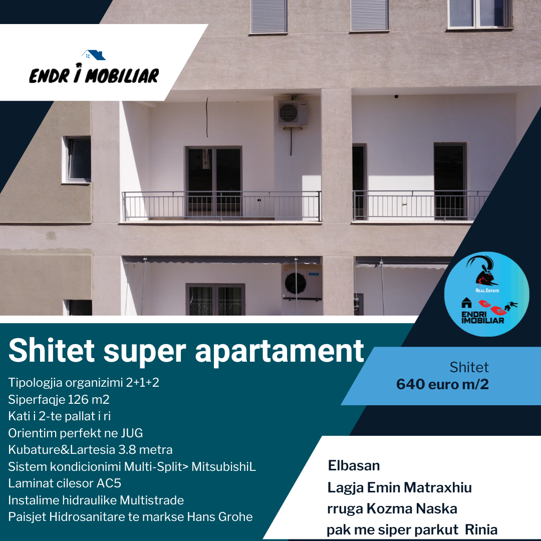 SHITET APARTAMENT  I SAPO INVESTUAR ,kati i 2 te